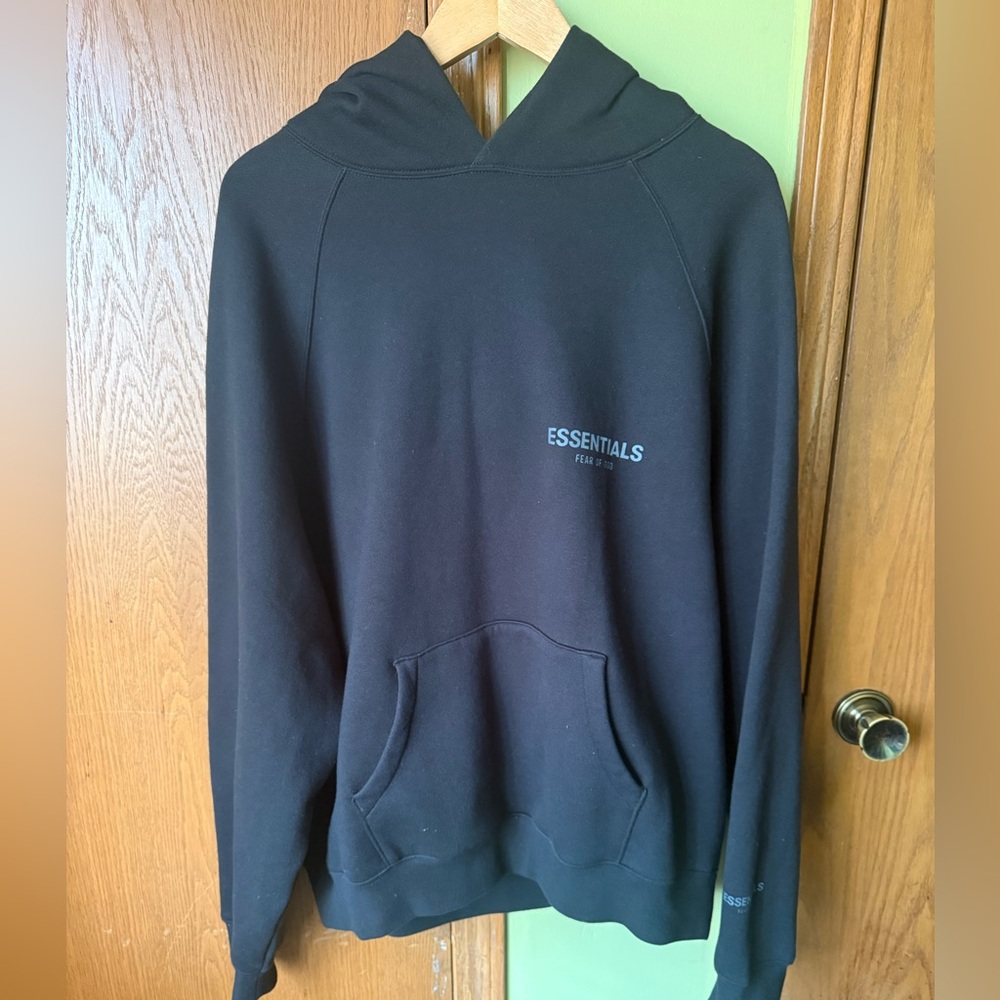 Fear of God Essentials Black Hoodie